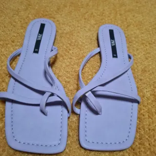 Sandalias Zara Moradas Talla 39