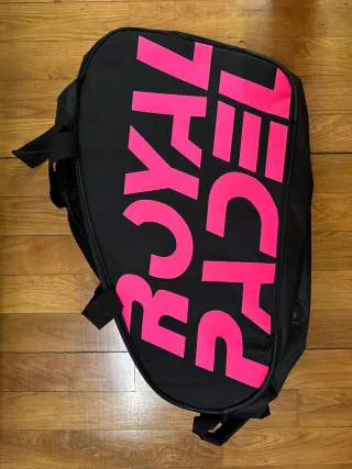 Paletero Royal Padel Negro y Rosa