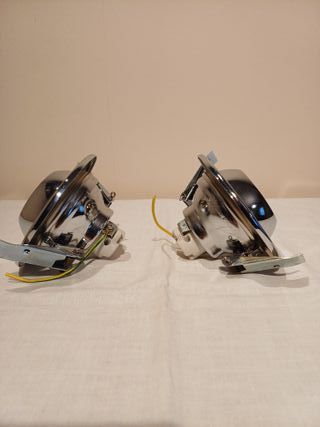 Coppia applique cromate muro/soffitto