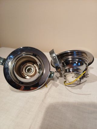 Coppia applique cromate muro/soffitto