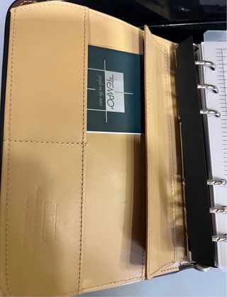 Agenda Intempo Cuero Marrón claroy Negro