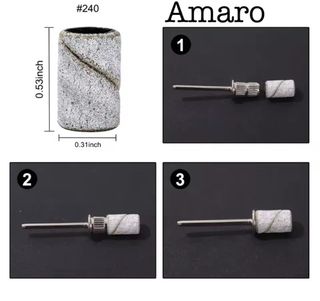 100 Acessórios/Lixas 240 para Dremel| NOVOS