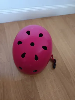 Casco rosa bici/patines niña OXELO