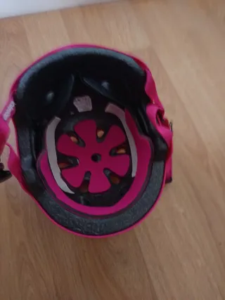 Casco rosa bici/patines niña OXELO