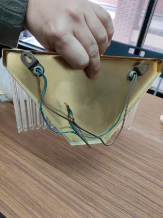 2 Applique da Parete Vintage Dorati