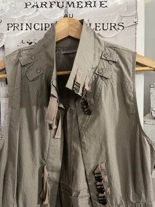 Chaleco tipo safari marca francesa Talla M-L