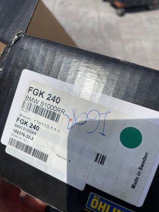 BMW S1000RR Ohlins Suspensión y Amortiguador Moto