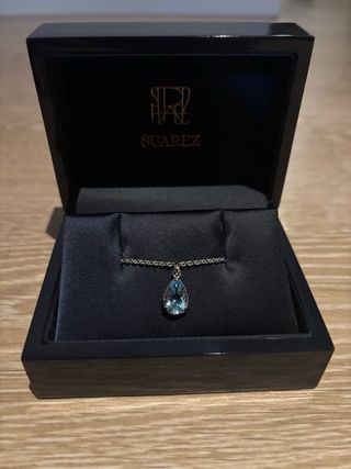 Colgante Plata 925 Amatista Verde Suarez