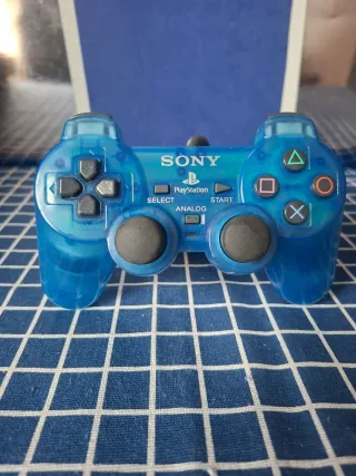 PS1 ORIGINAL MANDO JOYSTICK AZUL