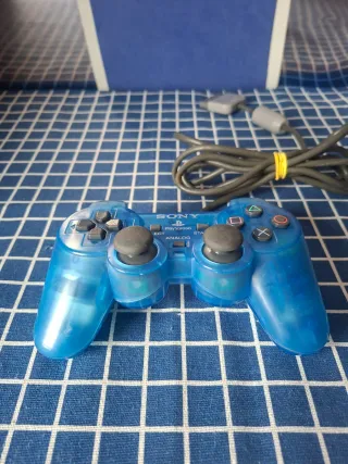 PS1 ORIGINAL MANDO JOYSTICK AZUL
