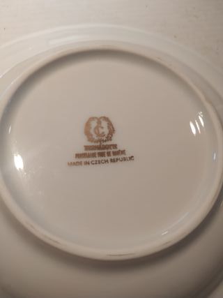 7 Piatti Piatti in Porcellana Bernadotte