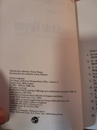 La Magia de Krynn - Cuentos de la Dragonlance 1