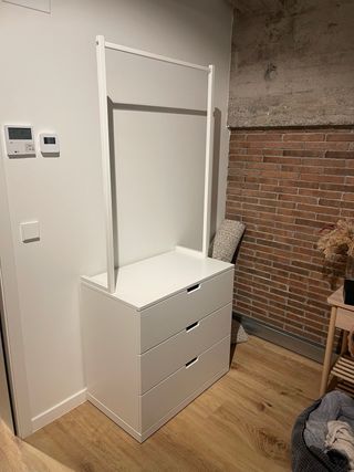 Cajonera con Colgador Blanco