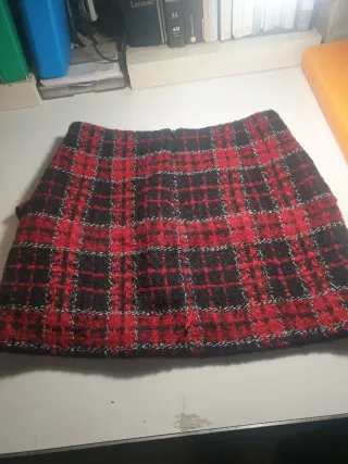 Falda de cuadros mujer