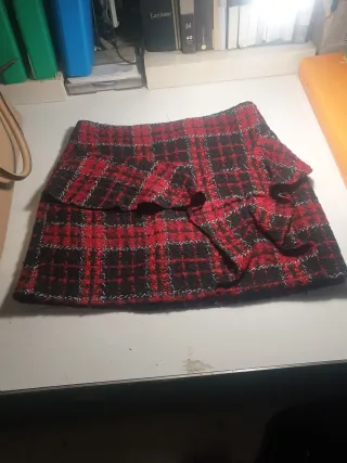 Falda de cuadros mujer