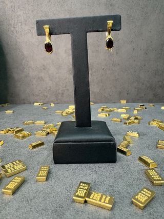 Conjunto oro 18k con granate