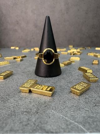 Conjunto oro 18k con granate