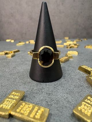 Conjunto oro 18k con granate