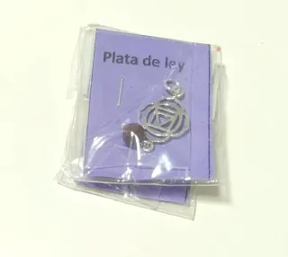 Colgante Chakras Plata con Piedra del color