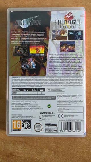Final Fantasy VII & VIII Twin Pack Juegos Switch