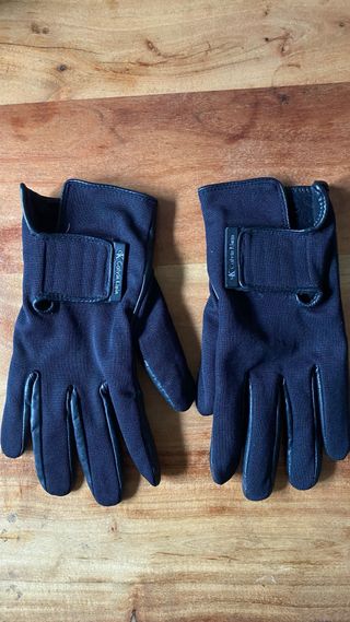 Guantes de Piel y Tela Cálidos