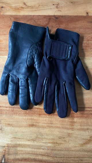 Guantes de Piel y Tela Cálidos