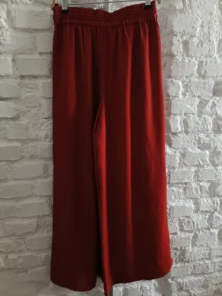 Pantalón Zara fluido cordones