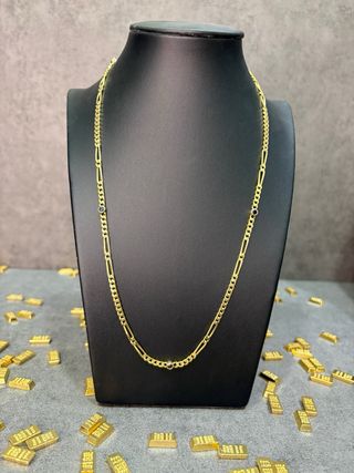 Cadena Oro 18k con Piedras Azules