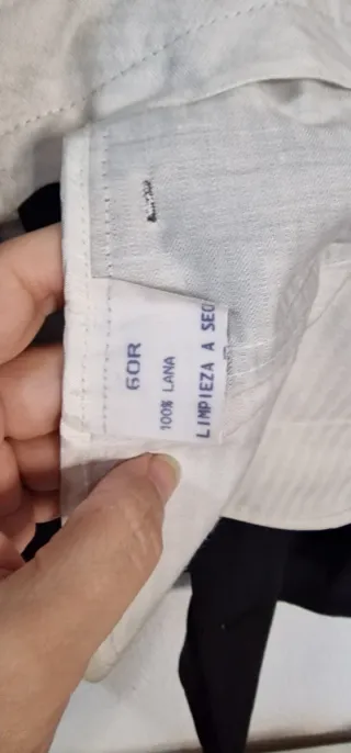 Traje de caballero Pierre Cardin negro talla 60 R