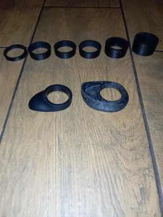 Alzas/separadores potencia horquilla bici