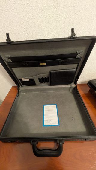 Maletín Portafolios Negro y Gris