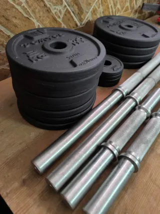 Kit Musculación 50 Kg Domyos