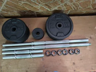 Kit Musculación 50 Kg Domyos
