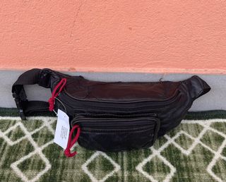 Borsello in vera pelle nero