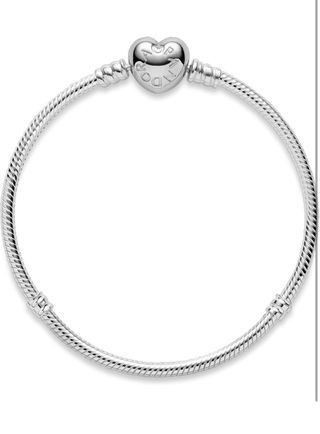 Pulsera Pandora Corazón Plata Ley 925