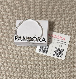 Pulsera Pandora Corazón Plata Ley 925