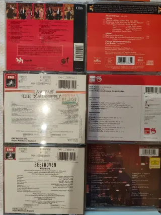 CDs de Ópera: Verdi, Puccini, Mozart