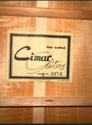 Guitarra clássica Cimar 397M Japão