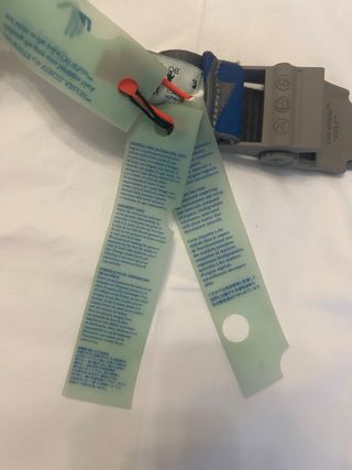 Cintura Off-White lunga grigia blu