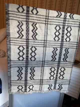 Bufanda Manta/Chal XL unisex tipo plaid boho rever