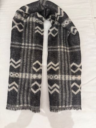 Bufanda Manta/Chal XL unisex tipo plaid boho rever