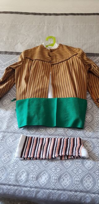Conjunto Fallero Marrón y Verde Talla Única