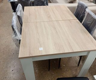 Mesa de comedor extensible madera