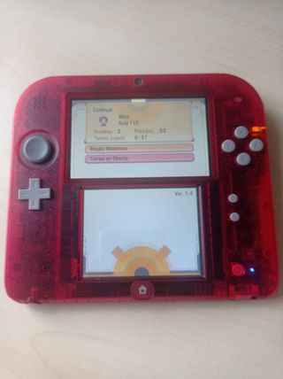Nintendo 2DS Pokémon Rubí Omega Rojo