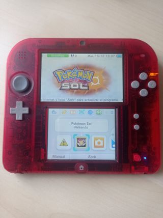 Nintendo 2DS Pokémon Rubí Omega Rojo