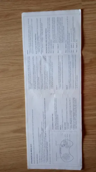 Manual Sega Mega CD 2 Sega em Português