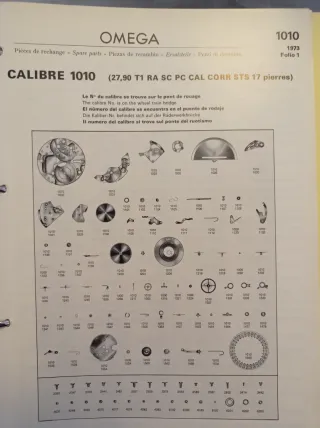 Catalogo Ricambi Omega GF 620-6