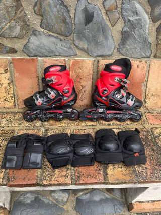 Patines Talla 35 + Protecciones gratis