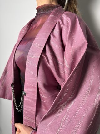 Chaqueta Haori Kimono Japonés Vintage