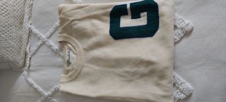 Camiseta Zara Hombre Talla M Letra G- MANGA CORTA